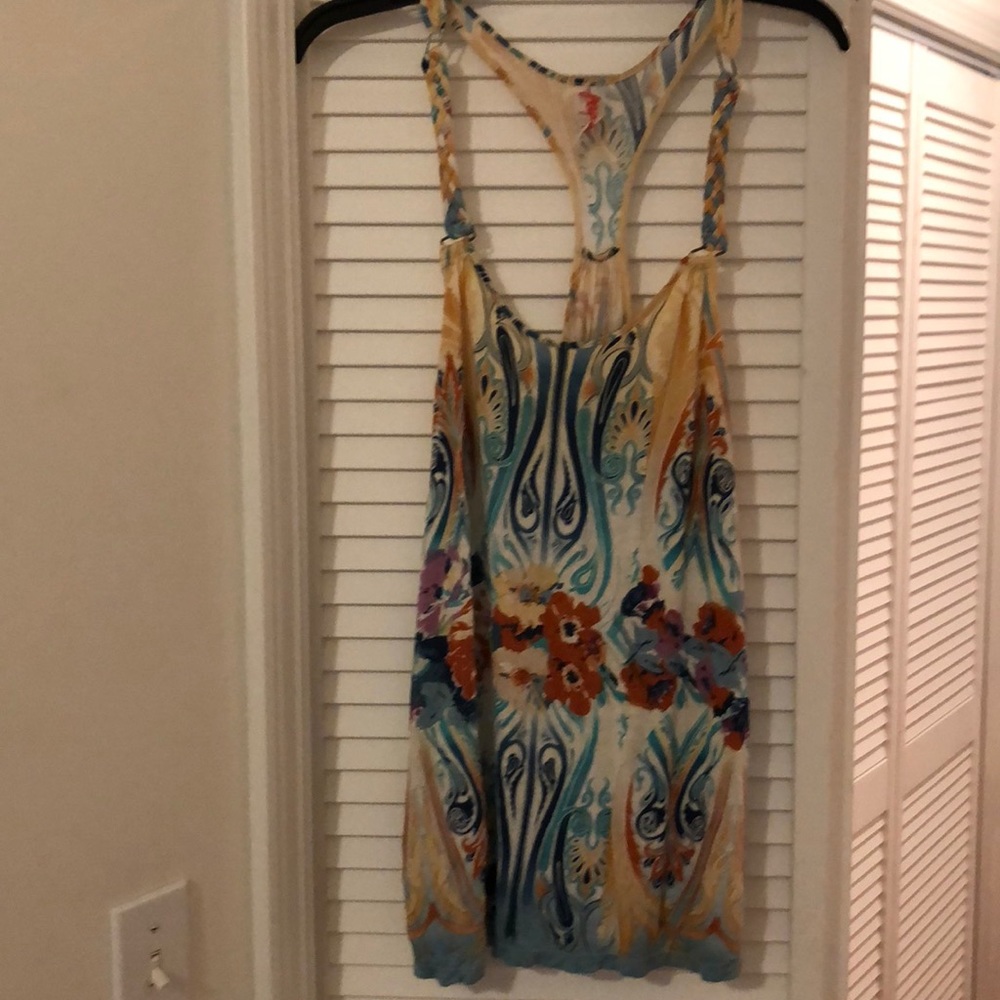 Free People like new sm flowing so cute colorful